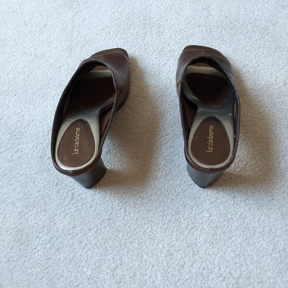 Liz Claiborne bronze leather slides/mules NEW size 8 - Picture 4 of 10